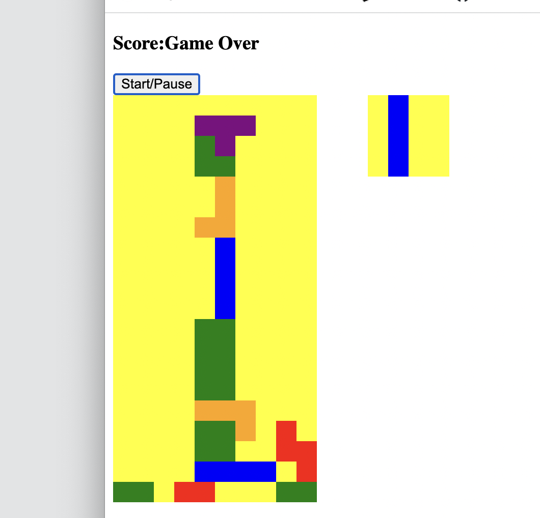 Basic Tetris